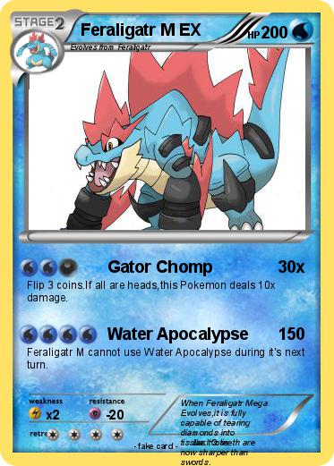 Pokemon Feraligatr M EX