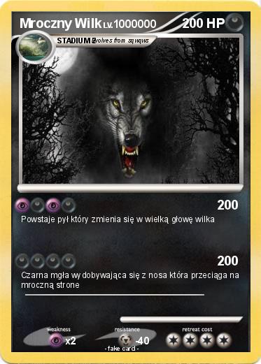 Pokemon Mroczny Wilk