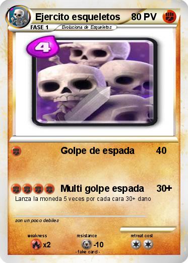 Pokemon Ejercito esqueletos