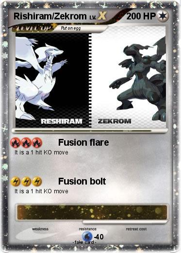 Pokemon Rishiram/Zekrom