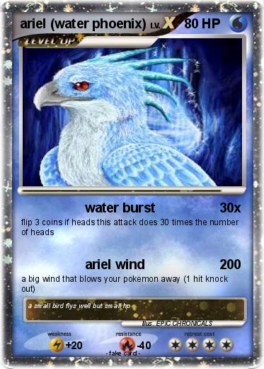 Pokemon ariel (water phoenix)