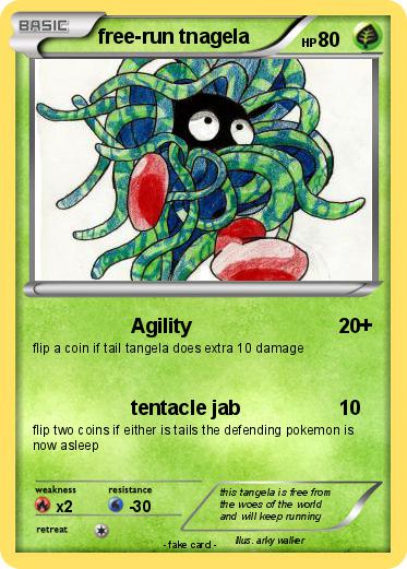 Pokemon free-run tnagela