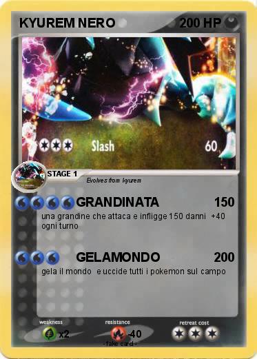 Pokemon KYUREM NERO