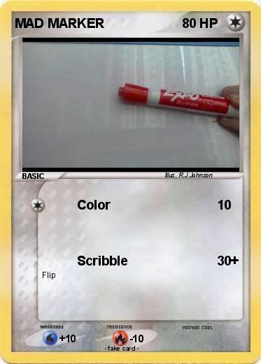 Pokemon MAD MARKER