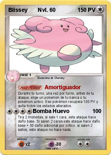 Pokemon Blissey       Nvl. 60