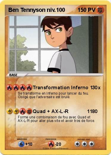 Pokemon Ben Tennyson niv.100                       
