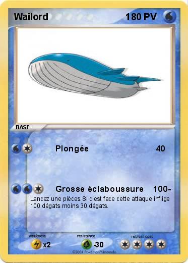 Pokemon Wailord                              1