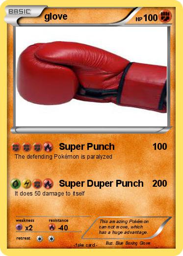 Pokemon glove