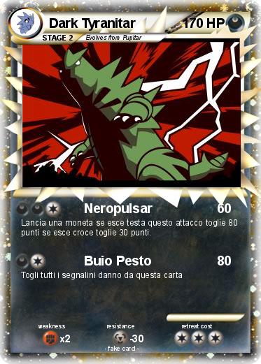 Pokemon Dark Tyranitar