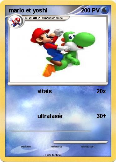 Pokemon mario et yoshi