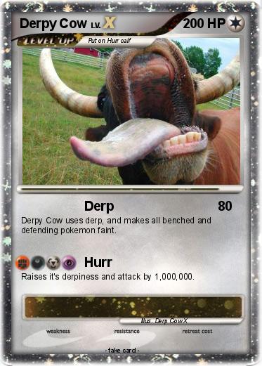 Pokemon Derpy Cow