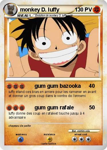 Pokemon monkey D. luffy