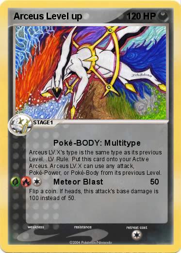 Pokemon Arceus Level up