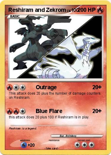 Pokemon Reshiram and Zekrom