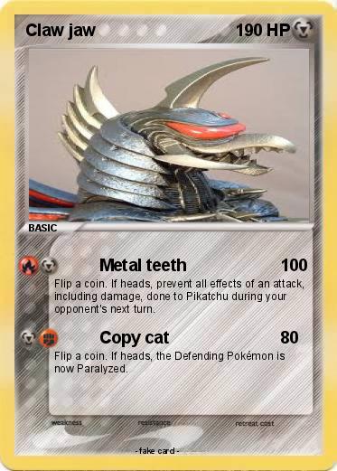 Pokemon Claw jaw