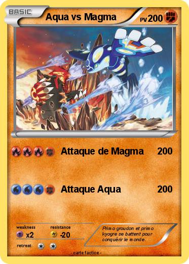 Pokemon Aqua vs Magma