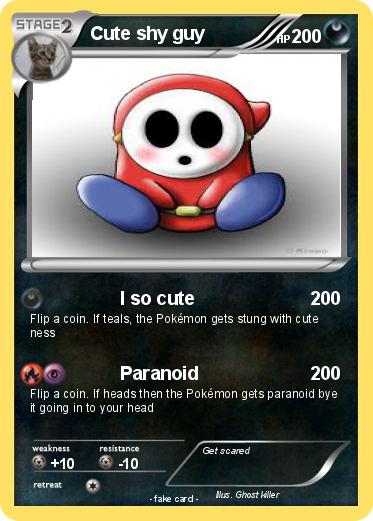 Pokemon Cute shy guy