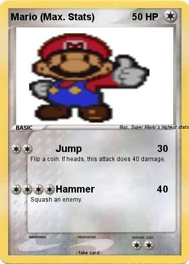Pokemon Mario (Max. Stats)