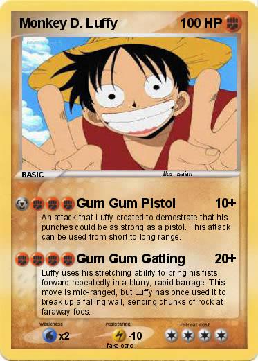 Pokemon Monkey D. Luffy