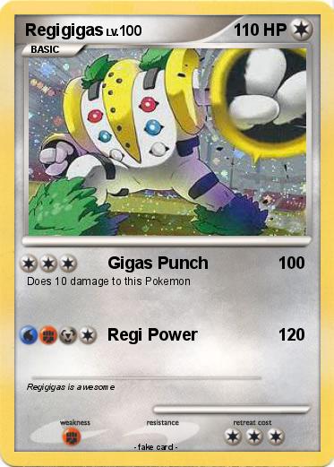 Pokemon Regigigas