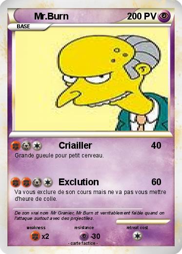 Pokemon Mr.Burn