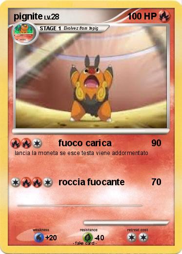 Pokemon pignite