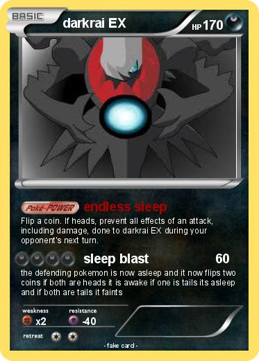 Pokemon darkrai EX
