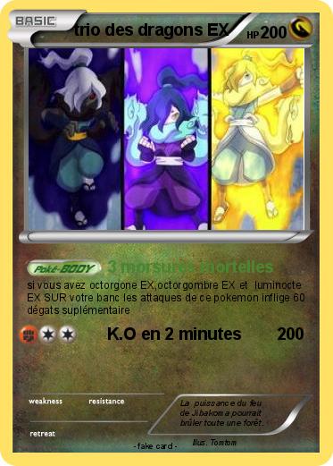 Pokemon trio des dragons EX