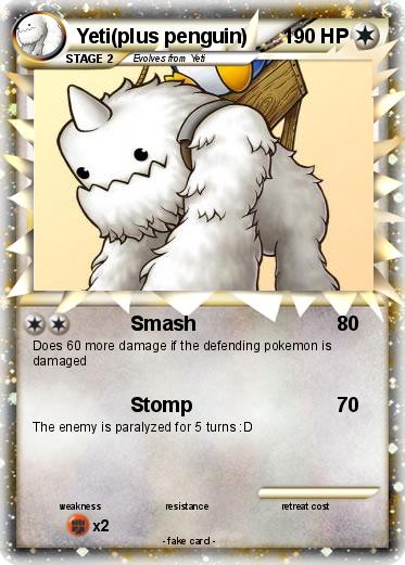 Pokemon Yeti(plus penguin)