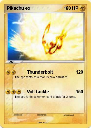 Pokemon Pikachu ex