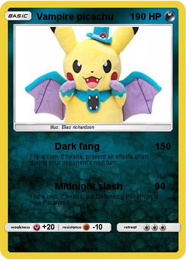 Pokemon Vampire picachu