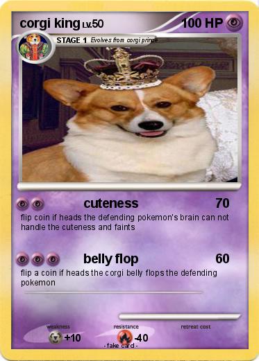 Pokemon corgi king
