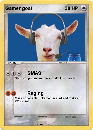 Pokemon Gamer goat