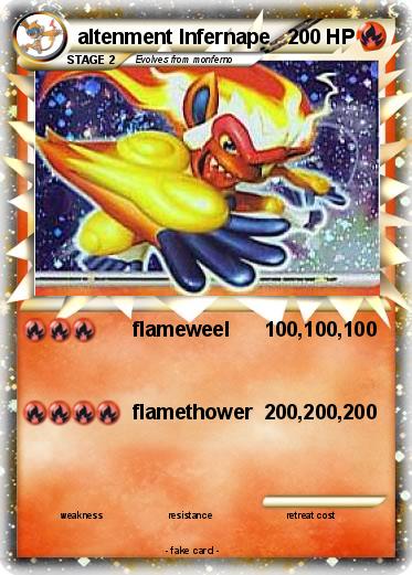 Pokemon altenment Infernape