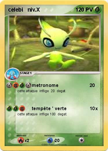 Pokemon celebi   niv.X