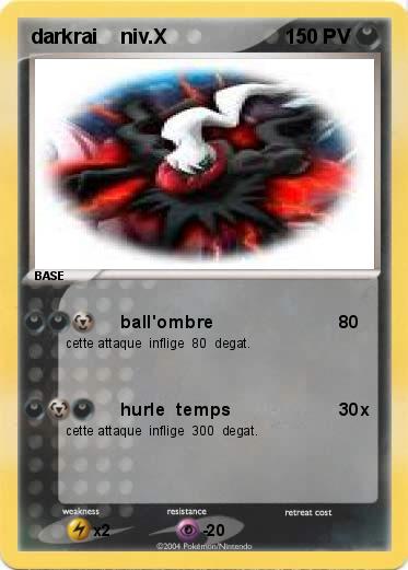 Pokemon darkrai    niv.X