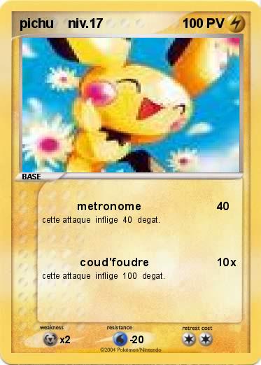 Pokemon pichu    niv.17