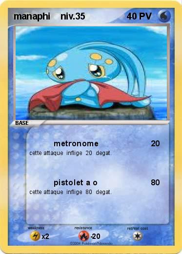 Pokemon manaphi    niv.35
