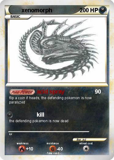 Pokemon xenomorph