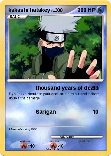Pokemon kakashi hatakey