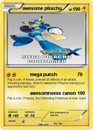 Pokemon awesome pikachu