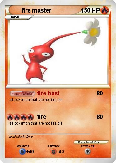Pokemon fire master