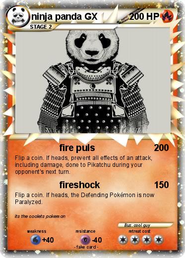 Pokemon ninja panda GX