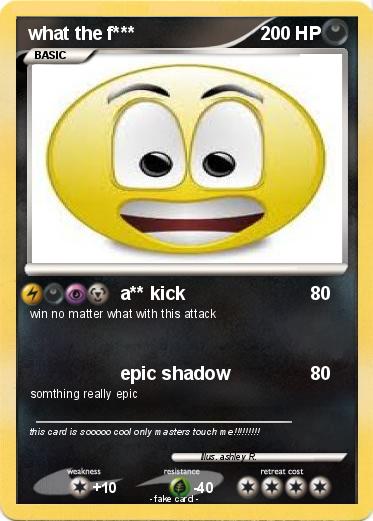 Pokemon what the f***