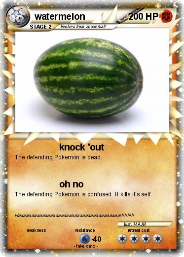 Pokemon watermelon