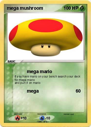 Pokemon mega mushroom