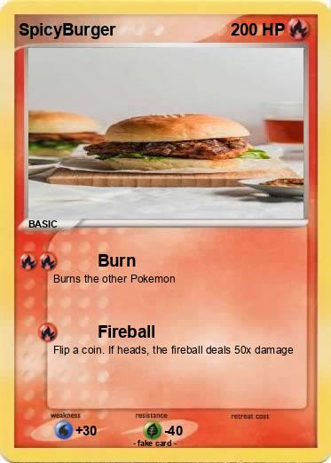 Pokemon SpicyBurger
