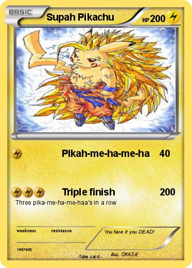 Pokemon Supah Pikachu