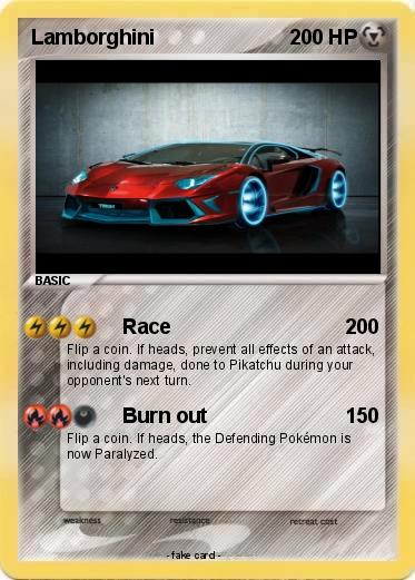 Pokemon Lamborghini
