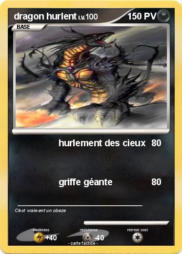 Pokemon dragon hurlent